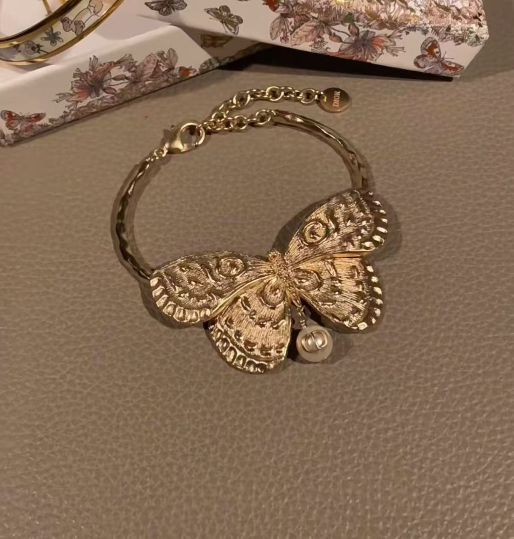 CD Vintage Butterfly Bracelet