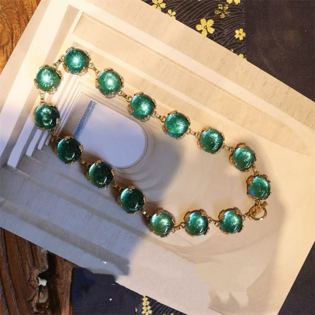 Vintage Crystal Bracelet and Necklace