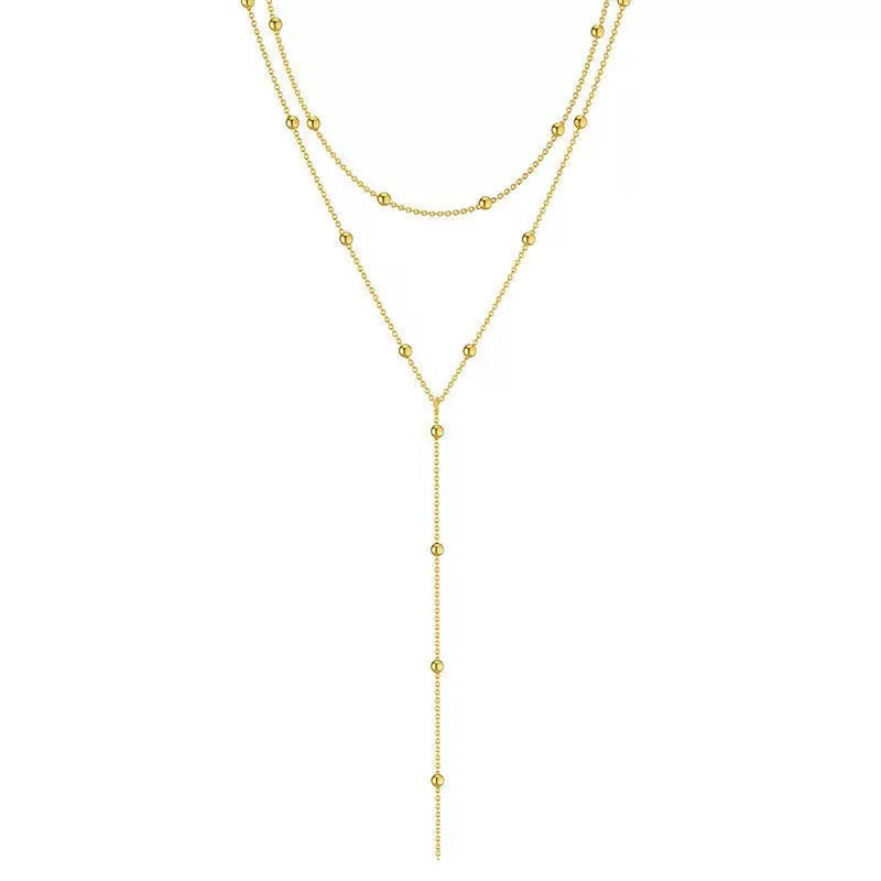 Gold Mini Pearl Chain