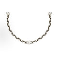 GG Double Buckle 925 Silver Necklace