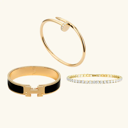 Carefully Selected 3-Piece Bracelet Set Marbella