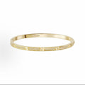 LOVE 18K Gold Slim Double-Row Diamond Bracelet