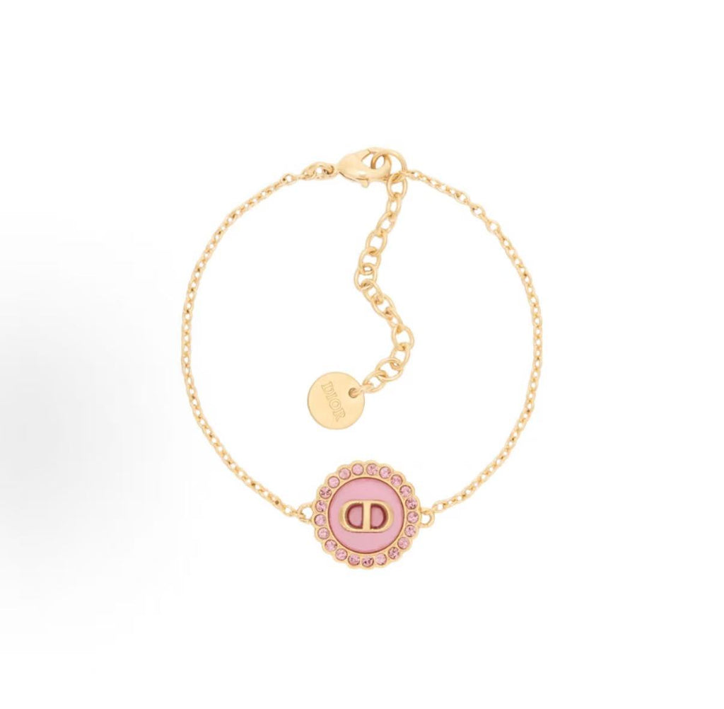 CD Crystal Chain Bracelet