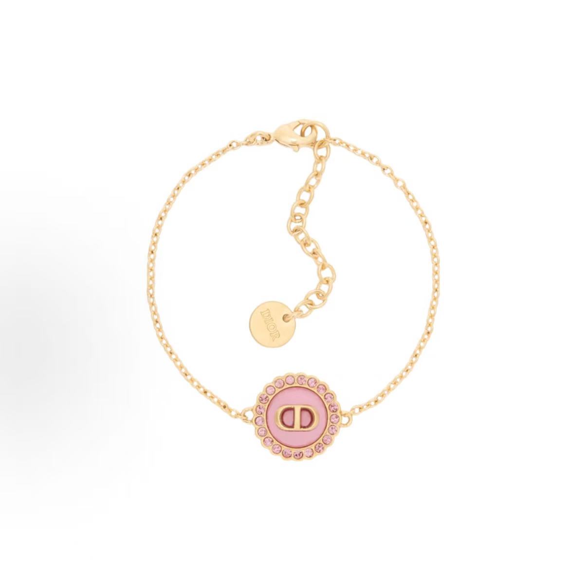 CD Crystal Chain Bracelet