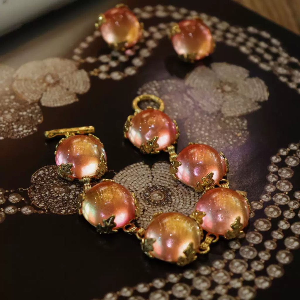 Vintage Crystal Bracelet and Necklace