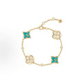 18K Gold Amazonite Bracelet