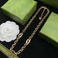 GG 925 Silver Vintage Enamel Necklace