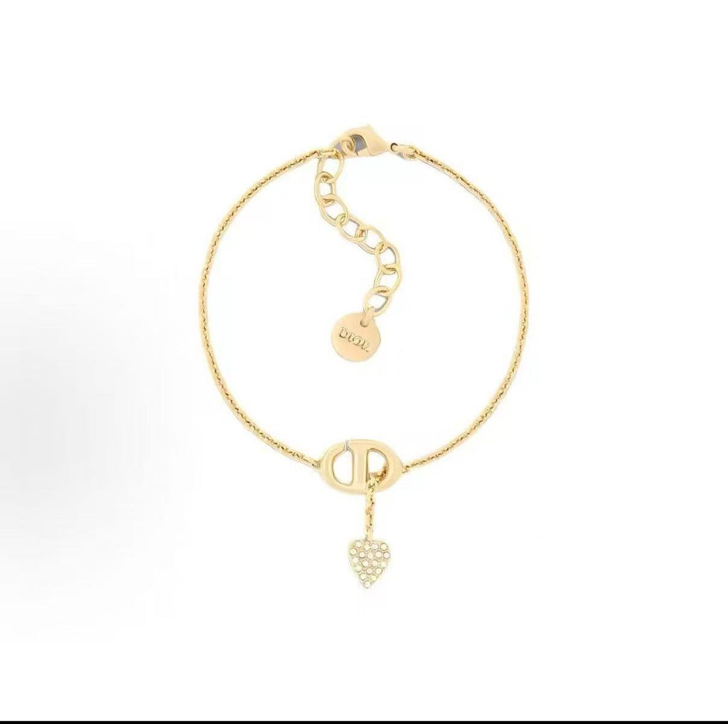 Vintage CD Pendant Bracelet