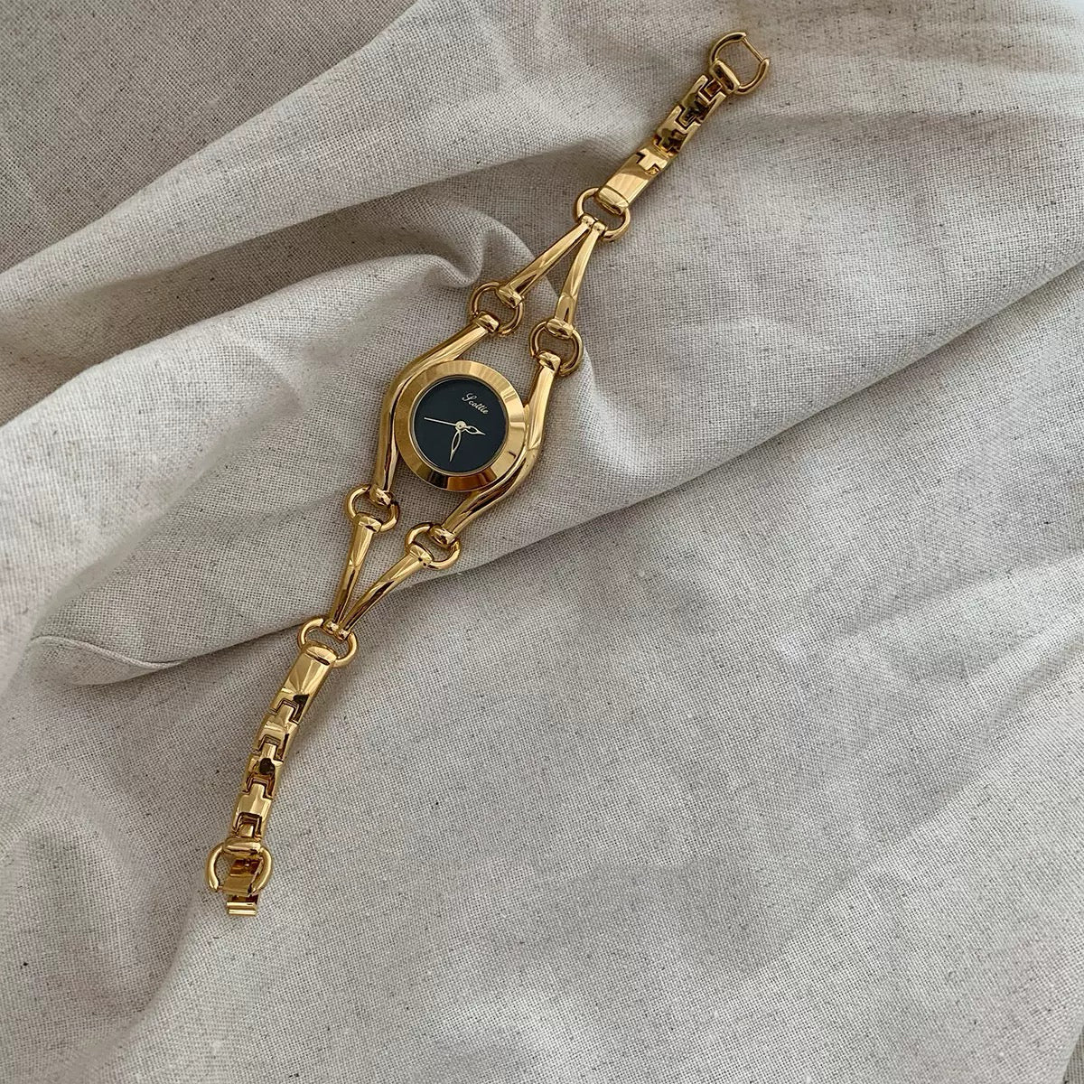 Vintage Gold Horseshoe Buckle Watch