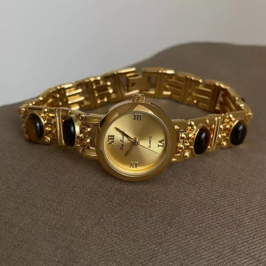Tiger Eye Stone Vintage Watch