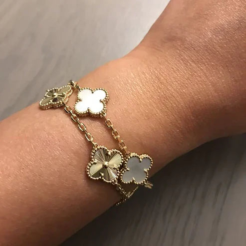 CLOVER White Bracelet